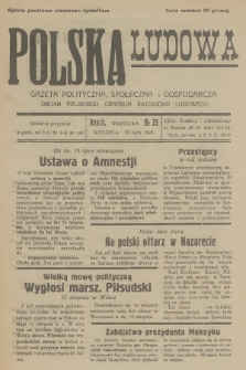 Polska Ludowa : gazeta polityczna, społeczna i gospodarcza : organ Polskiego Centrum Katolicko-Ludowego. R.2, 1928, no 25