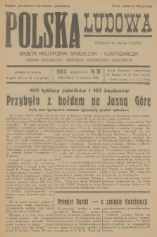 Polska Ludowa : gazeta polityczna, społeczna i gospodarcza : organ Polskiego Centrum Katolicko-Ludowego. R.2, 1928, no 30