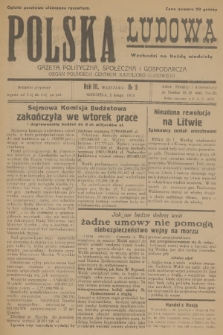Polska Ludowa : gazeta polityczna, społeczna i gospodarcza : organ Polskiego Centrum Katolicko-Ludowego. R.3, 1929, no 5