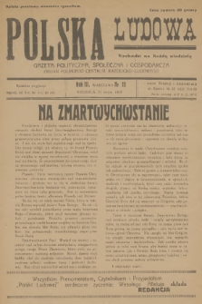 Polska Ludowa : gazeta polityczna, społeczna i gospodarcza : organ Polskiego Centrum Katolicko-Ludowego. R.3, 1929, no 13