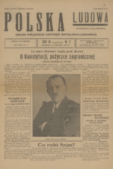 Polska Ludowa : organ Polskiego Centrum Katolicko-Ludowego. R.4, 1930, no 2