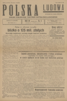 Polska Ludowa : organ Polskiego Centrum Katolicko-Ludowego. R.4, 1930, no 6