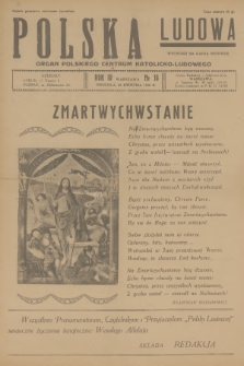 Polska Ludowa : organ Polskiego Centrum Katolicko-Ludowego. R.4, 1930, no 16