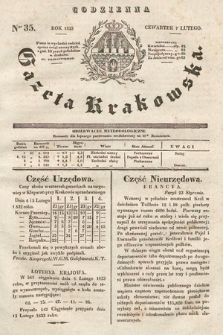 Codzienna Gazeta Krakowska. 1833, nr 35