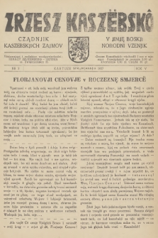 Zrzesz Kaszëbskô : cządnik kaszebskjich zajmov : v jimię boskji norodni vzenjik. R.5, 1937, nr 3