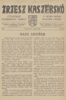 Zrzesz Kaszëbskô : cządnik kaszebskjich zajmov : v mjono boskji norodni vzenjik. R.6, 1938, nr 9