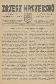 Zrzesz Kaszëbskô : cządnik kaszebskjich zajmov : v mjono boskji norodni vzenjik. R.6, 1938, nr 11