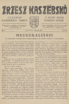 Zrzesz Kaszëbskô : cządnik kaszebskjich zajmov : v mjono boskji norodni vzenjik. R.6, 1938, nr 12