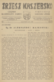 Zrzesz Kaszëbskô : cządnik kaszebskjich zajmov : v mjono boskji norodni vzenjik. R.7, 1939, nr 5