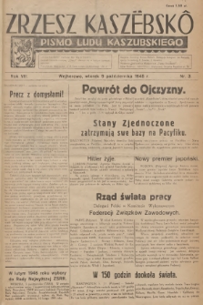 Zrzesz Kaszëbskô : pismo ludu kaszubskiego. R.8, 1945, nr 3