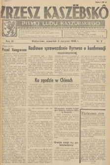 Zrzesz Kaszëbskô : pismo ludu kaszubskiego. R.9, 1946, nr 2