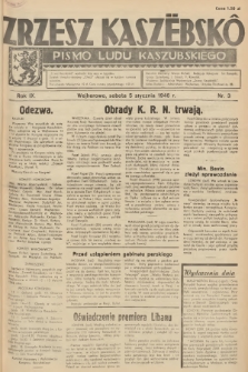 Zrzesz Kaszëbskô : pismo ludu kaszubskiego. R.9, 1946, nr 3