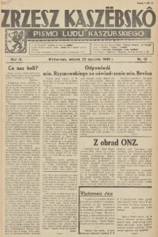 Zrzesz Kaszëbskô : pismo ludu kaszubskiego. R.9, 1946, nr 13