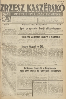 Zrzesz Kaszëbskô : pismo ludu kaszubskiego. R.9, 1946, nr 18
