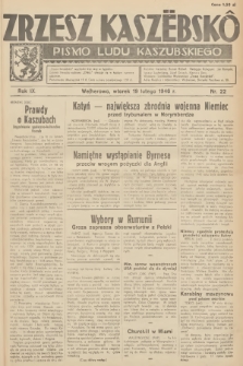 Zrzesz Kaszëbskô : pismo ludu kaszubskiego. R.9, 1946, nr 22