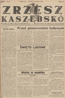 Zrzesz Kaszëbskô : pismo ludu kaszubskiego. R.9, 1946, nr 67