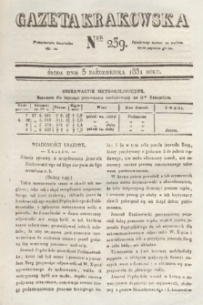 Gazeta Krakowska. 1831, nr 239