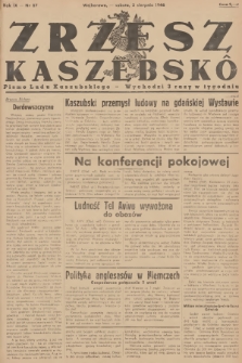 Zrzesz Kaszëbskô : pismo ludu kaszubskiego. R.9, 1946, nr 87