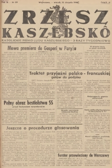 Zrzesz Kaszëbskô : katolickie pismo ludu kaszubskiego. R.9, 1946, nr 89