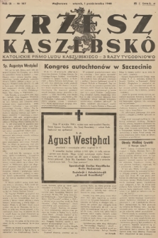 Zrzesz Kaszëbskô : katolickie pismo ludu kaszubskiego. R.9, 1946, nr 107