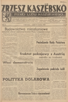 Zrzesz Kaszëbskô : pismo ludu kaszubskiego. R.10, 1947, nr 61