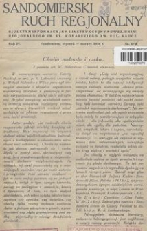 Sandomierski Ruch Regionalny : biuletyn informacyjny i instrukcyjny Powsz[echnego] Uniw[ersytetu] Regjonalnego im. St[anisława] Konarskiego Zw[iązku] Pol[skiego] Naucz[ycielstwa]. 1934, nr 1