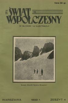 Świat Współczesny w Słowie i Ilustracji. R.2, 1933, Zeszyt 4