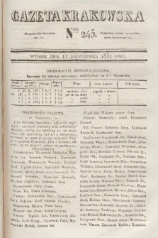 Gazeta Krakowska. 1831, nr 245