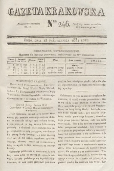 Gazeta Krakowska. 1831, nr 246
