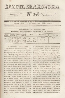 Gazeta Krakowska. 1831, nr 248