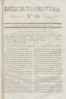 Gazeta Krakowska. 1831, nr 252