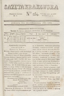 Gazeta Krakowska. 1831, nr 254