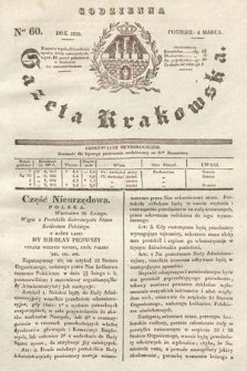 Codzienna Gazeta Krakowska. 1833, nr 60