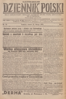 Ilustrowany Dziennik Polski : organ demokratyczny i narodowy poświęcony sprawie wolnej, zjednoczonej Rzeczypospolitej. R. 1, 1919, nr 19