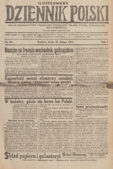 Ilustrowany Dziennik Polski : organ demokratyczny i narodowy poświęcony sprawie wolnej, zjednoczonej Rzeczypospolitej. R. 1, 1919, nr 20