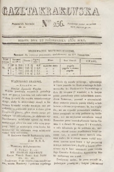 Gazeta Krakowska. 1831, nr 256