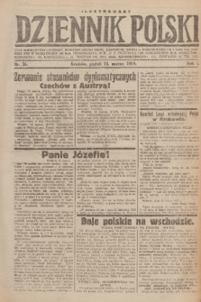 Ilustrowany Dziennik Polski : organ demokratyczny i narodowy, poświęcony sprawie wolnej, zjednoczonej Rzpltej. R. 1, 1919, nr 36