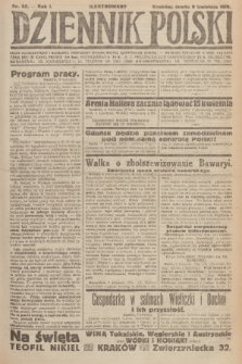 Ilustrowany Dziennik Polski : organ demokratyczny i narodowy, poświęcony sprawie wolnej, zjednoczonej Rzpltej. R. 1, 1919, nr 62