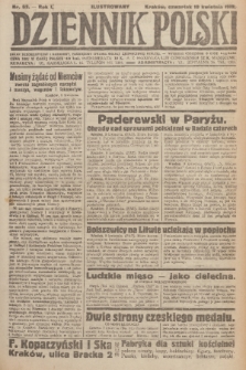 Ilustrowany Dziennik Polski : organ demokratyczny i narodowy, poświęcony sprawie wolnej, zjednoczonej Rzpltej. R. 1, 1919, nr 63
