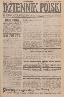 Ilustrowany Dziennik Polski : organ demokratyczny i narodowy, poświęcony sprawie wolnej, zjednoczonej Rzpltej. R. 1, 1919, nr 69
