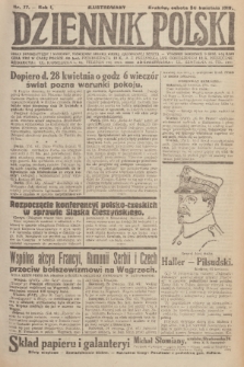 Ilustrowany Dziennik Polski : organ demokratyczny i narodowy, poświęcony sprawie wolnej, zjednoczonej Rzpltej. R. 1, 1919, nr 77
