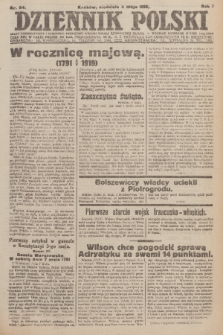 Dziennik Polski : organ demokratyczny i narodowy, poświęcony sprawie wolnej zjednoczonej Rzpltej. R. 1, 1919, nr 84