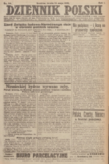 Dziennik Polski : organ demokratyczny i narodowy, poświęcony sprawie wolnej zjednoczonej Rzpltej. R. 1, 1919, nr 94
