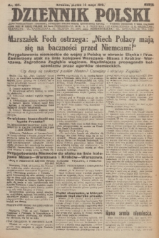 Dziennik Polski : organ demokratyczny i narodowy, poświęcony sprawie wolnej zjednoczonej Rzpltej. R. 1, 1919, nr 103