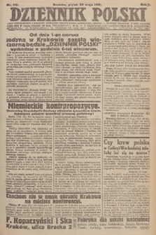 Dziennik Polski : organ demokratyczny i narodowy, poświęcony sprawie wolnej zjednoczonej Rzpltej. R. 1, 1919, nr 110