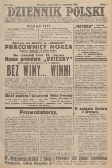 Dziennik Polski : organ demokratyczny i narodowy, poświęcony sprawie wolnej zjednoczonej Rzpltej. R. 1, 1919, nr 121