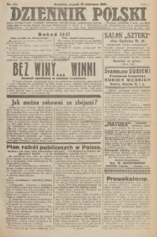 Dziennik Polski : organ demokratyczny i narodowy, poświęcony sprawie wolnej zjednoczonej Rzpltej. R. 1, 1919, nr 122
