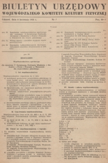 Biuletyn Urzędowy Wojewódzkiego Komitetu Kultury Fizycznej. 1955, nr 7