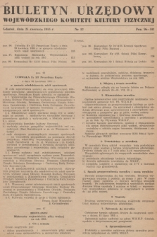 Biuletyn Urzędowy Wojewódzkiego Komitetu Kultury Fizycznej. 1955, nr 12