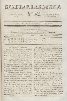 Gazeta Krakowska. 1831, nr 263